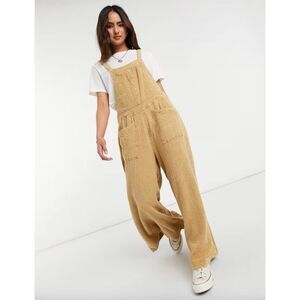 Free People Cyprus Ave Overalls Golden Brown Women's S